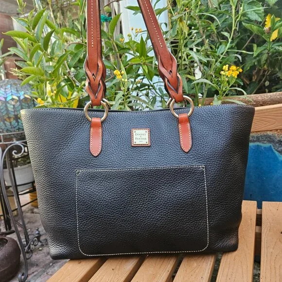 DOONEY & BOURKE Pebble Leather Grain Tammy Tote EUC - Picture 3 of 15